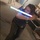 Lightsaber and me at wrock show - alex christian and mom guy.thumb